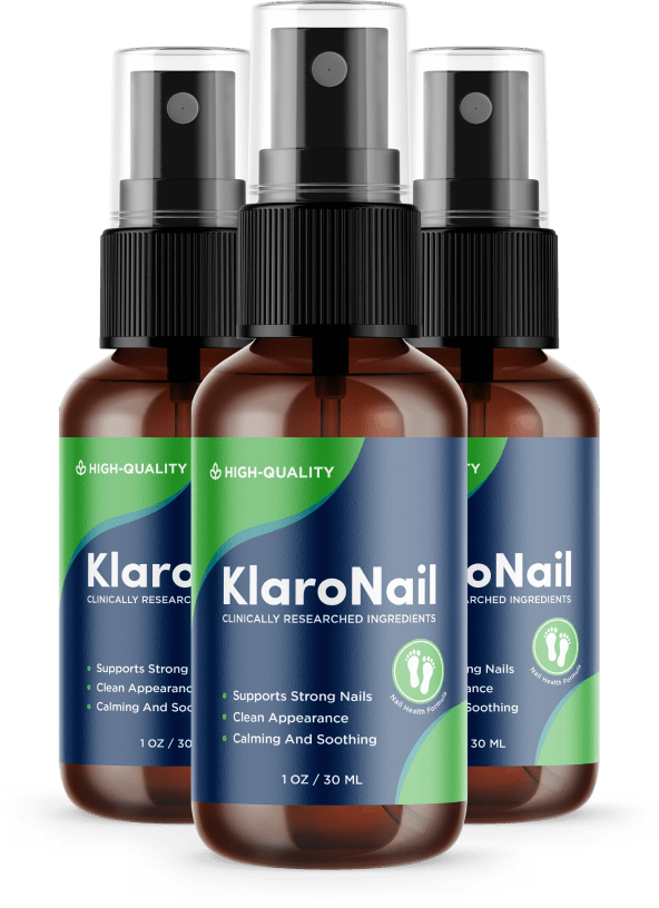 KlaroNail® nail health spray — 3 bottle pack